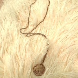 Adjustable silver necklace